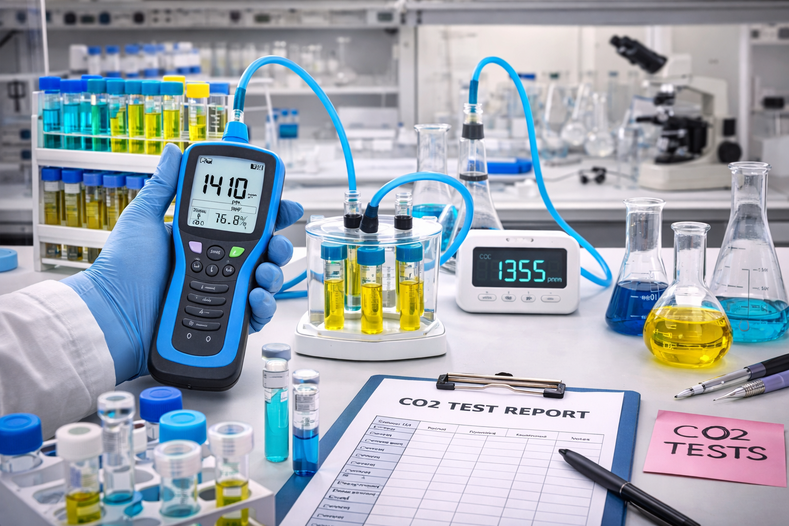 Environmental specialist at work