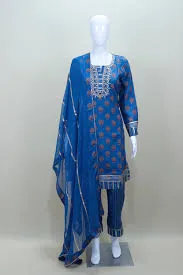 Straight Kurta & Churidar Set
